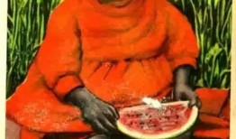 黑人在成都吃瓜